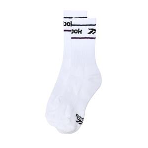 리복 24SS 컬러 로고 크루 삭스 - 화이트블랙 RESS4EY30U2