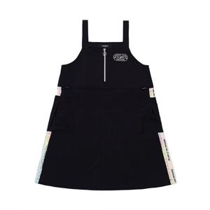 [티파니(정상)]BK 지퍼장식 멜빵 OP(T54KAO030)