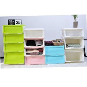 앤 수납함 슬라이드 오픈 수납장 24L 정리함 보관함