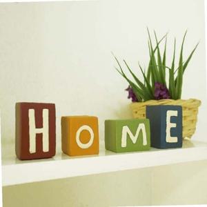 인테리어 소품 칼라 홈블럭 4종 1P 카페장식 홈데코