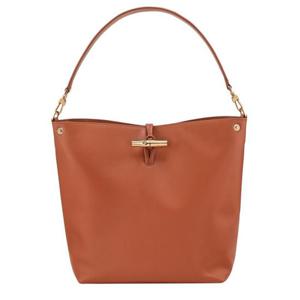 롱샴 여성 브라운 숄더백 10281_HGCM11