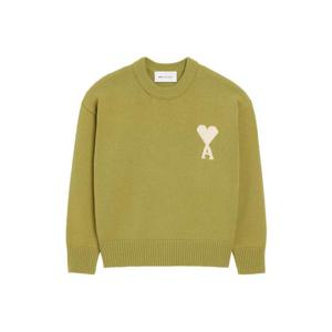 AMI Paris 아미 드 꾀흐 로고 디테일 스웨터 E26UKS859KN0156