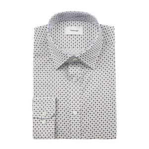 [레노마(셔츠)]오리엔탈 올오버 프린트 슬림핏 BPSSL1172BW