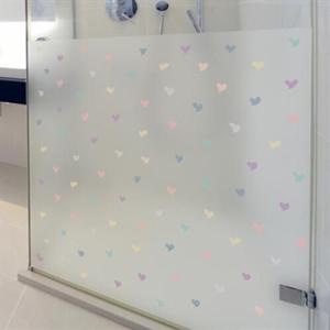 아트박스/낭만창고 dgsb033-하트 패턴-반투명시트지