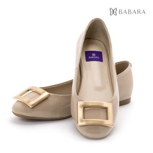 [본사운영] 바바라 소가죽 스퀘어 플랫 1cm_DIB111BE