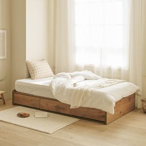 [아이엔지홈] 알렉스 무헤드 수납 침대 Q (착불)