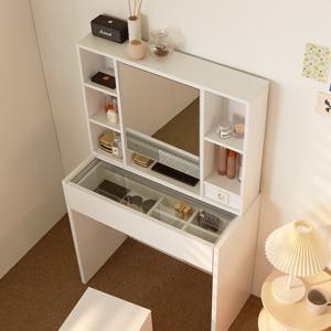 샐리 800 수납거울 화장대(콘센트)