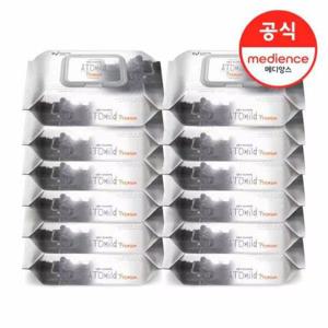 아토마일드 프리미엄 캡형 엠보싱 물티슈 72매X12개