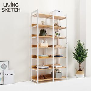 [리빙스케치] 빈센트 E형 7단 수납선반[착불]화이트 드레스룸 시스템행거