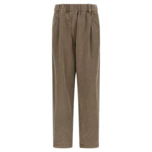 브루넬로 쿠치넬리 스트레이트 팬츠 ML996P5566C9325 Brown