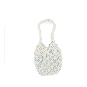 꼼데가르송 우븐 디자인 라이트웨이트 핸드백 ROK203S25 3WHITE