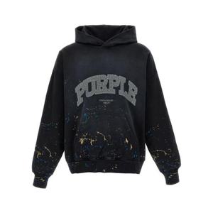 퍼플 브랜드 후드 티셔츠 P401MFBS325BLACK Black