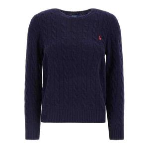 폴로 랄프로렌 폴로 자수 케이블 니트 스웨터 211971865003 Blue