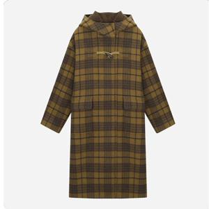 [써스데이아일랜드](T258MCT236W)체크 후드 더플 롱 코트