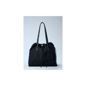 25 FW 몽클레어 여성 뉴 트릭 드로스트링 토트백 mon0263056blk