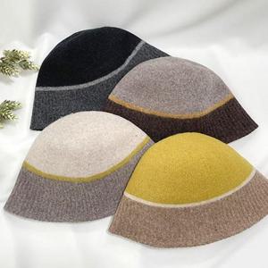 [잇백잇슈] 골프여성모자 울배색버킷햇 벙거지 겨울 방한