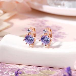 골드팡 14k 바이올렛시그널 귀찌