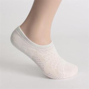 인파라 여성 도트 스니커즈 양말(화이트)/페이크삭스