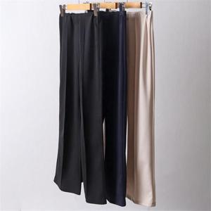 빅사이즈사랑해요 I180L202 핀턱이너밴딩통슬랙스 BE