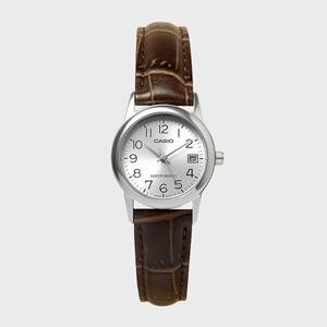 CASIO 카시오 LTP-V002L-7B2 여성 가죽밴드 심플 손목시계