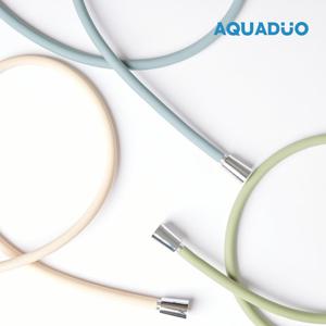 아쿠아듀오 물때X꼬임방지 항균작용 샤워기호스 2m