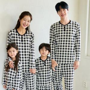 가족 커플 피치기모잠옷 극세사 수면 빅사이즈 홈웨어