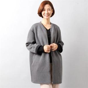 빅사이즈사랑해요 3330L210 폼폼 베이직 자켓 WW