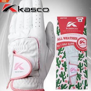 [카스코] KASCO 올웨더 골프장갑[여성][양피][양손착용]