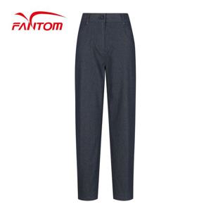 [팬텀] 여성 베이직 배기 데님 팬츠