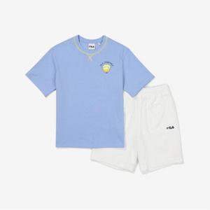 [휠라키즈] 마린 그래픽 셋업 (FK2FSF2301X_LBU)