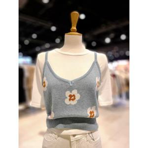 [포커스]플라워 니트 뷔스티에 (FM3C7SK0268)