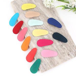 [아랑로랑] 컬러베이직페브릭 똑딱핀 헤어핀 5종세트