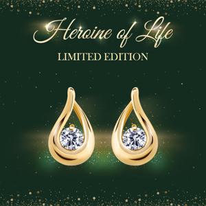 골드팡 14k 히로인오브라이프 1부 다이아몬드 귀걸이