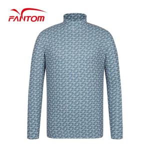 [팬텀] 남성 로고 패턴 반목 긴팔 이너 티셔츠