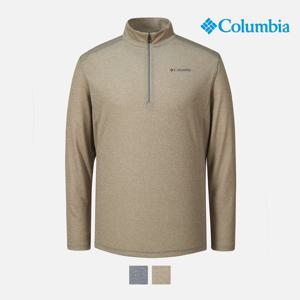 컬럼비아 남성 가을 반집업 기본 티셔츠 YMP641