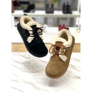 [앙세르]라운드토 세무 퍼트리밍 3cm 털단화 ANW23HS8881FP