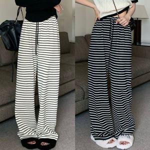 여성 스트라이프 허리밴딩 팬츠 HH-A86