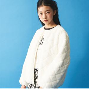 [더데이걸]TGJM23T03 다이아 퀼팅 퍼 점퍼_IC