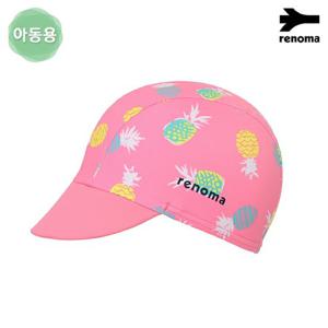 [레노마수영복]아동 파인애플 패턴 UV 스판캡 수영모자 RC18401