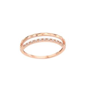 [GB] 두줄 컷팅 심플베이직 10K GOLD 반지 LRT17147T