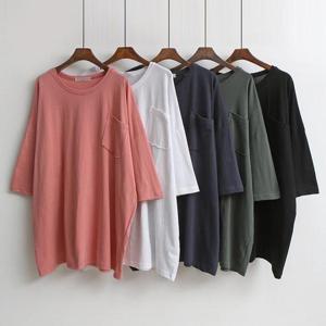 빅사이즈사랑해요 C505L312 무지통7부라운드박스 NO