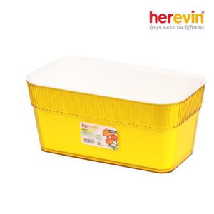 헤르빈 로즈 직사각 화분 대 옐로우