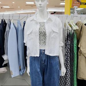 오버톤 DP01 나염 튜브탑 스트링 셔츠 세트 OBDG701