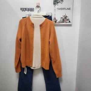 오버톤 DP01 푸딩양지퍼가디건 ODNG501