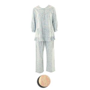 [비너스]플라워 나염 여성 실내복 파자마 세트 VPA4405W