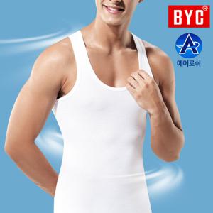 BYC 남성 기능성에어로쉬 민소매남런닝 BYA1117 1매입