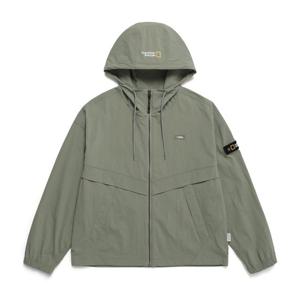 내셔널지오그래픽 N241WFT980 여성 우븐 스트레치 바람막이 LICHEN KHAKI