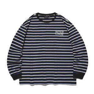 인터크루 HC10 남여공용라운드줄가라티셔츠 ITY1TM07A