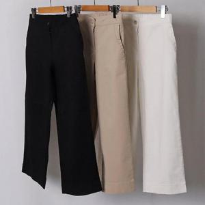 빅사이즈사랑해요 B985L402 내추럴면밴딩일자팬츠 MD