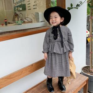 [베이비맥스] 리아 캉캉 체크 원피스 R10766